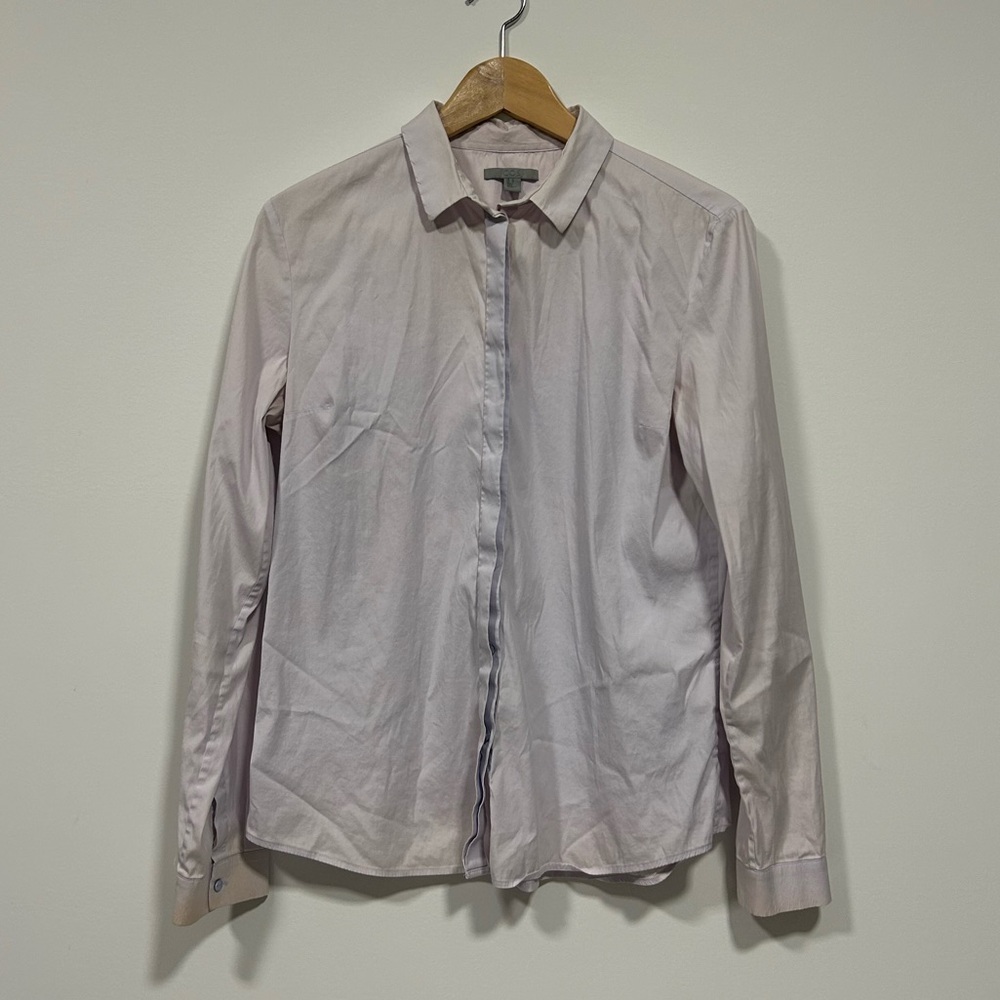 COS purple dress shirt